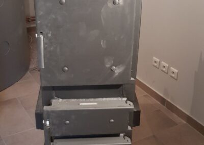 Réseau de plomberie en cours d’installation