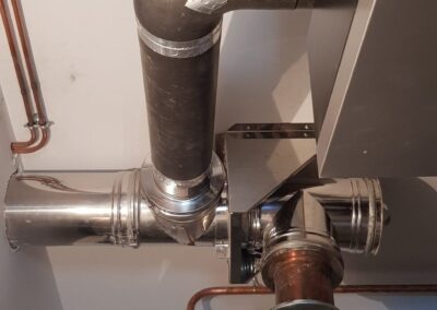 Équipements sanitaires installés ou en cours de pose