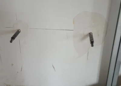 Chantier de plomberie sur installation intérieure