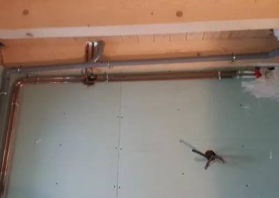 Travaux de plomberie réalisés en intérieur