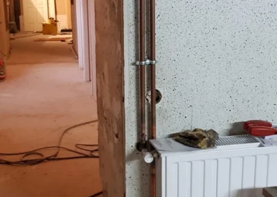 Installation sanitaire ou plomberie en intervention