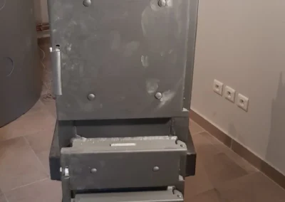 Réseau de plomberie en cours d’installation