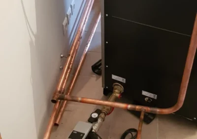 Équipement ou installation de plomberie en intervention