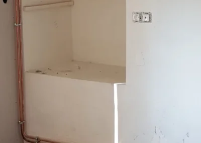 Équipement ou installation de plomberie en intervention