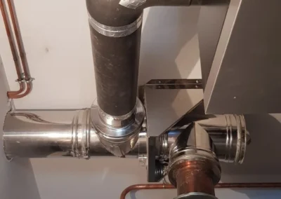 Équipements sanitaires installés ou en cours de pose