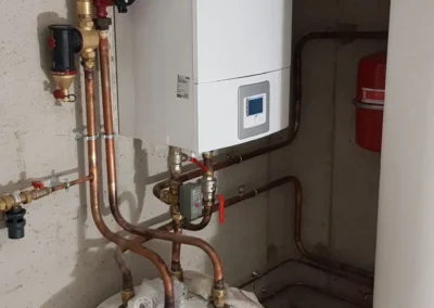 Réseau sanitaire en cours d’installation