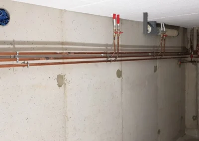 Détail d’un équipement ou raccord de plomberie